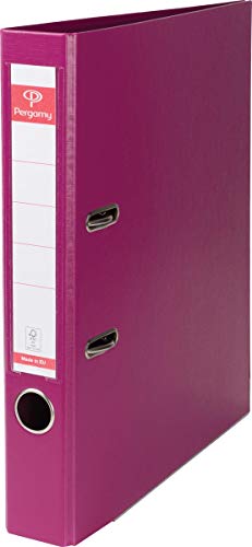 Pergamy 900870 Ordner Vollkunststoff A4 5cm violett Pergamy 900870 Ordner Vollkunststoff A4 5cm violett von Pergamy