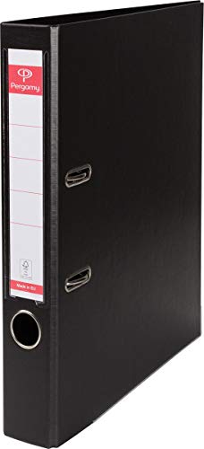 Pergamy 900877 Ordner Vollkunststoff A4 5cm schwarz Pergamy 900877 Ordner Vollkunststoff A4 5cm schwarz von Pergamy