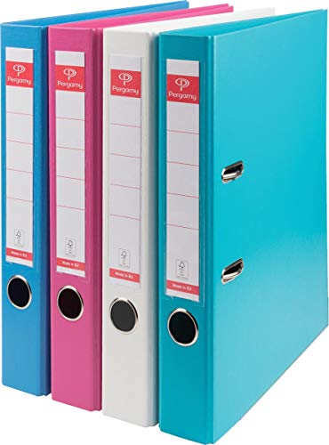 Pergamy 900881 Ordner Vollkunststoff A4 5cm sortiert 10er Set 1x weiß, 3x hellblau, 3x türkis, 3x rosa Pergamy 900881 Ordner Vollkunststoff A4 5cm sortiert 10er Set 1x weiß, 3x hellblau, 3x türkis, 3x rosa von Pergamy