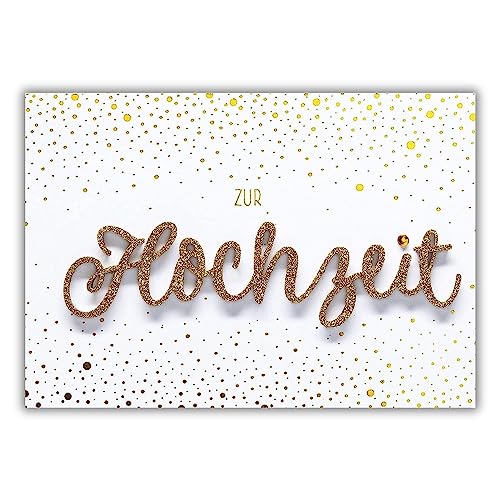 Perleberg Hochzeitskarte mit strahlendem Laser-Cutting - Lettering Design Collection - Karte zur Hochzeit mit Veredelung - Liebevolles Geschenk zur Hochzeit mit Umschlag - 15 x 15 cm Perleberg Hochzeitskarte mit strahlendem Laser-Cutting - Lettering Design Collection - Karte zur Hochzeit mit Veredelung - Liebevolles Geschenk zur Hochzeit mit Umschlag - 15 x 15 cm von Perleberg