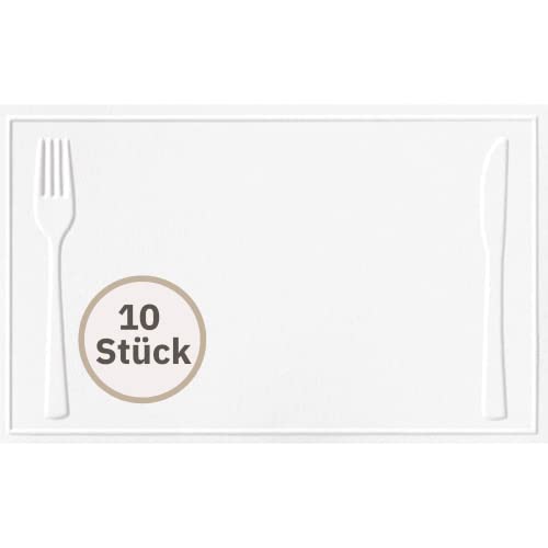 Perleberg - hochwertige Tischkarten im 10er Pack - Tischkarte zur Hochzeit - Tischkärtchen für Taufe & Geburtstag - edle Namensschilder mit Messer & Gabel - Platzkarten aus Naturkarton 5,5 x 9,5cm Perleberg - hochwertige Tischkarten im 10er Pack - Tischkarte zur Hochzeit - Tischkärtchen für Taufe & Geburtstag - edle Namensschilder mit Messer & Gabel - Platzkarten aus Naturkarton 5,5 x 9,5cm von Perleberg