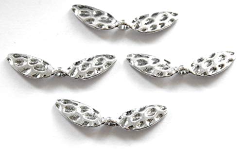 20 große Flügel Engelflügel Silber 42mm Libelle Schutzengel/Perlenengel basteln von Perlenlädchen