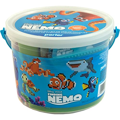 Perler Disney/Pixar Findet Nemo Kinder-Basteleimer, verschiedene Mustergrößen, mehrfarbig 5005 von Perler