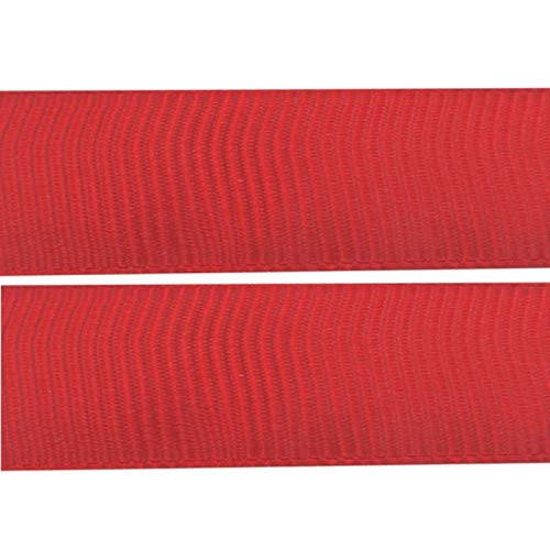 10 Meter Ripsband 10mm Webband zum nähen Band Borte Scrapbooking Zierband Besatzband Stoffband Webbänder Dekoband Schmuckband Schleifenband (Siam Rot) von Perlin