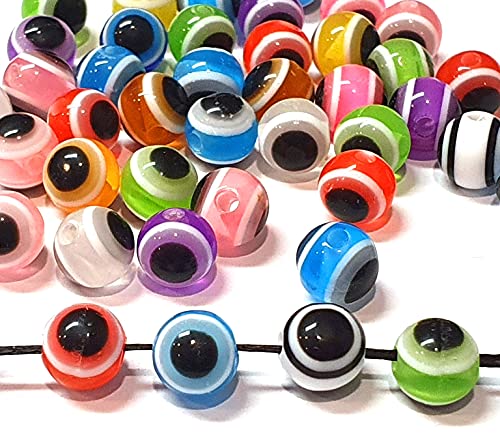 Perlin 100Stk Nazar Boncuk Boncugu 6mm Rund Boese Auge, Gemischte Farbe Blaues Auge Perlen Set, Evil Eye Beads, Türkischer Glücksbringer, Gastgeschenke Dekoration Amulett Perlin 100Stk Nazar Boncuk Boncugu 6mm Rund Boese Auge, Gemischte Farbe Blaues Auge Perlen Set, Evil Eye Beads, Türkischer Glücksbringer, Gastgeschenke Dekoration Amulett von Perlin