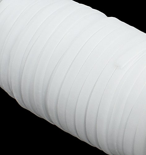 15 Meter Samtband Weiß 6mm Samtborte Schmuckband Schleifenband Zierband Zierborte Borte Band C185 von Perlin