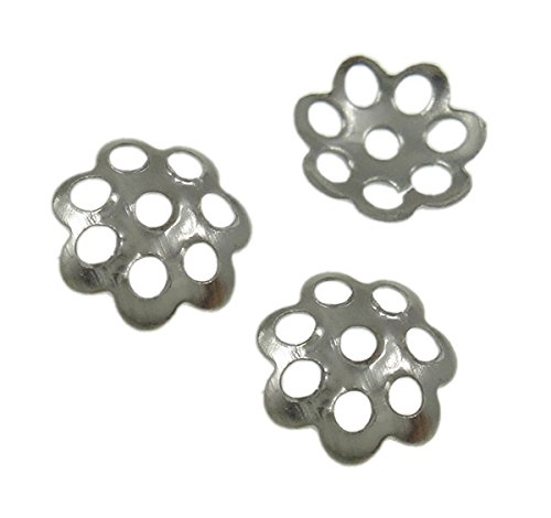 20 Edelstahl Perlenkappen 6mm Filigran mehr Blumenblatt SILBER KAPPEN M461 20 Edelstahl Perlenkappen 6mm Filigran mehr Blumenblatt SILBER KAPPEN M461 von Perlin