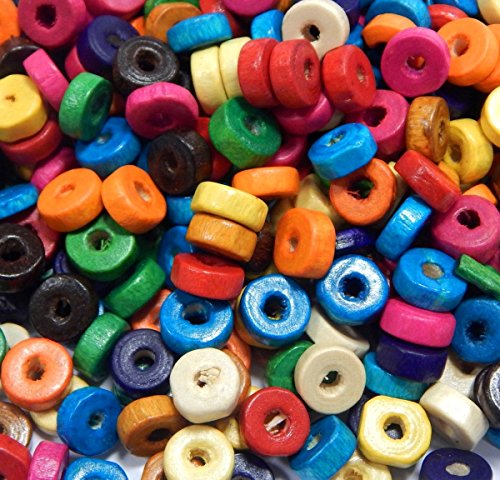 250stk Holzperlen 8mm Ring mit loch Bunte Donut Holz Perlen zum fädeln Perlenmischung für DIY Schmuck Herstellung Wood Beads H55 250stk Holzperlen 8mm Ring mit loch Bunte Donut Holz Perlen zum fädeln Perlenmischung für DIY Schmuck Herstellung Wood Beads H55 von Perlin