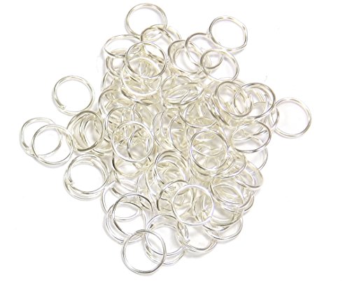 250stk Ösen Binderinge Biegeringe Silber Öse 12mm x 0,7mm Verbinder Offen Ringe Verbindungsringe Kettenzubehör Schmuckteile Basteln DIY SF24 250stk Ösen Binderinge Biegeringe Silber Öse 12mm x 0,7mm Verbinder Offen Ringe Verbindungsringe Kettenzubehör Schmuckteile Basteln DIY SF24 von Perlin