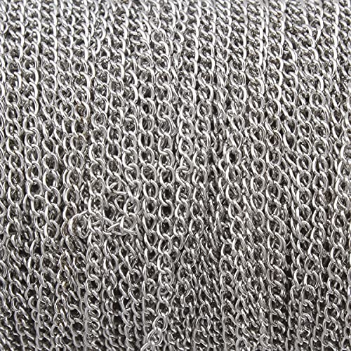 3 meter Gliederkette Link Kette Metallkette Twist Panzerkette 5,5mm Altsilber Schmuckkette Meterware zur Schmuckherstellung von Halsketten Armband DIY Basteln 3 meter Gliederkette Link Kette Metallkette Twist Panzerkette 5,5mm Altsilber Schmuckkette Meterware zur Schmuckherstellung von Halsketten Armband DIY Basteln von Perlin