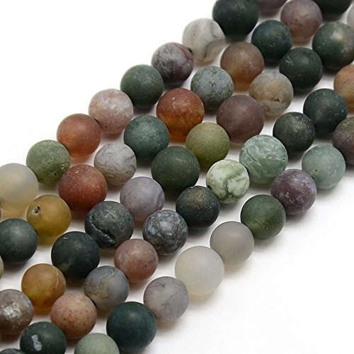 30 Indische Achat Perlen 8mm Matt Grün Rund Edelsteine Halbedelstein Edelstein Achat Stein Schmuck Kette Armband Agate Gemstone Beads G727 x2 30 Indische Achat Perlen 8mm Matt Grün Rund Edelsteine Halbedelstein Edelstein Achat Stein Schmuck Kette Armband Agate Gemstone Beads G727 x2 von Perlin
