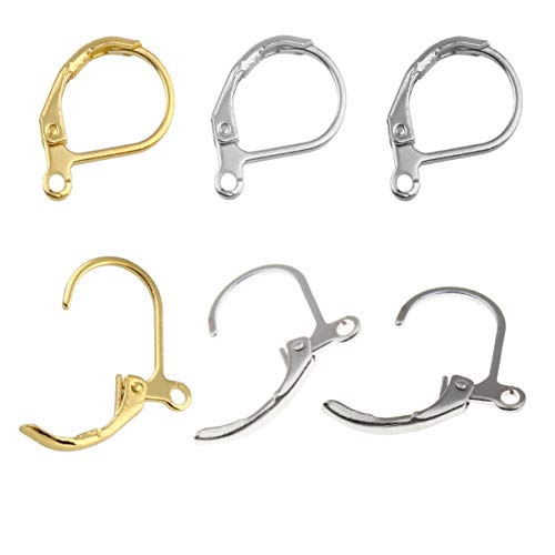 30 Stück, Ohrstecker Set Silber, Gold, Tibet Silber, Ohrringe Rund 15mm Klapp Brisuren Ohrhänger Ohrhaken 30 Stück, Ohrstecker Set Silber, Gold, Tibet Silber, Ohrringe Rund 15mm Klapp Brisuren Ohrhänger Ohrhaken von Perlin