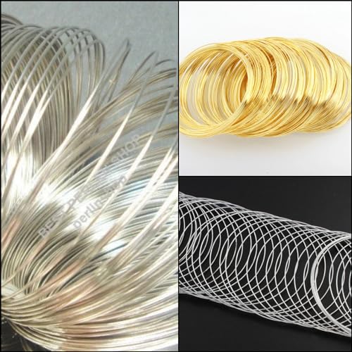 300 Ringe Windungen Memory Wire Spiraldraht Metall Spirale 6cm Memory-Perlendraht für Armband Ringe für Schmuckherstellung, Heimwerkerwerkzeuge 300 Ringe Windungen Memory Wire Spiraldraht Metall Spirale 6cm Memory-Perlendraht für Armband Ringe für Schmuckherstellung, Heimwerkerwerkzeuge von Perlin