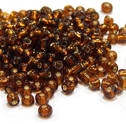 450g Rocailles Perlen 4 mm Dunkel Braun Silbereinzug 5000Stk 6/0 Glasperlen Roccailles, Glass Seed Beads A227 450g Rocailles Perlen 4 mm Dunkel Braun Silbereinzug 5000Stk 6/0 Glasperlen Roccailles, Glass Seed Beads A227 von Perlin