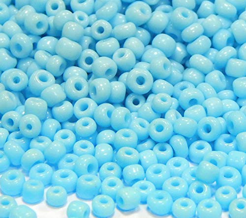 450g Rocailles Perlen 4 mm Türkis Blau Opak Glas 5000Stk 6/0 Glasperlen Roccailles, Glass Seed Beads A233 450g Rocailles Perlen 4 mm Türkis Blau Opak Glas 5000Stk 6/0 Glasperlen Roccailles, Glass Seed Beads A233 von Perlin
