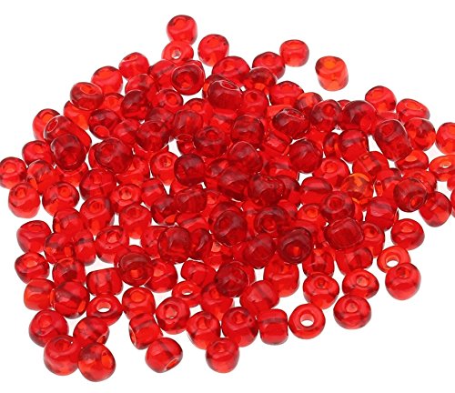450g Rocailles Perlen 4mm Rot Glasperlen Transparent 5000stk 6/0 für Armband Kette Kugeln Indianerperlen Perlenhäkeln für Schmuck Basteln Deko Kette Armband Hobbyauflösung A223 450g Rocailles Perlen 4mm Rot Glasperlen Transparent 5000stk 6/0 für Armband Kette Kugeln Indianerperlen Perlenhäkeln für Schmuck Basteln Deko Kette Armband Hobbyauflösung A223 von Perlin