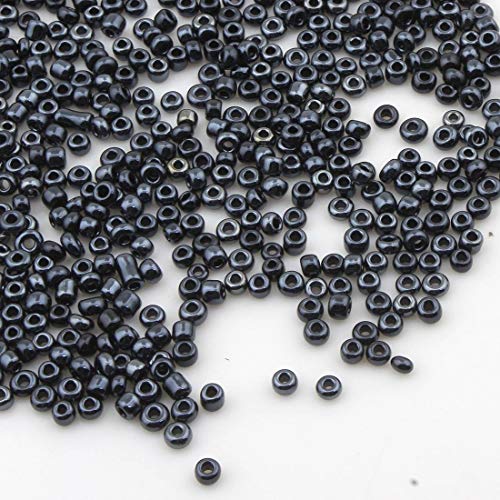 450g Rocailles Perlen 4mm Schwarz Metallic Farbe 5000Stk 6/0 Glasperlen Roccailles Glass Seed Beads A219 450g Rocailles Perlen 4mm Schwarz Metallic Farbe 5000Stk 6/0 Glasperlen Roccailles Glass Seed Beads A219 von Perlin