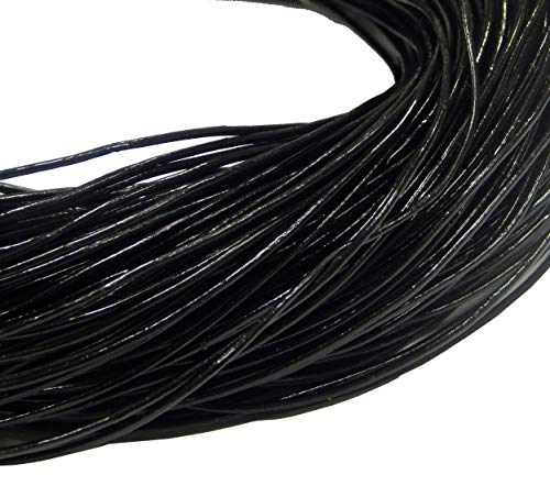 5 Meter Lederband Rund 3mm Schwarz Band Lederschnur Rindsleder Leder Schmuckband Bastelband Bastelschnur Schmuckschnur C33 5 Meter Lederband Rund 3mm Schwarz Band Lederschnur Rindsleder Leder Schmuckband Bastelband Bastelschnur Schmuckschnur C33 von Perlin