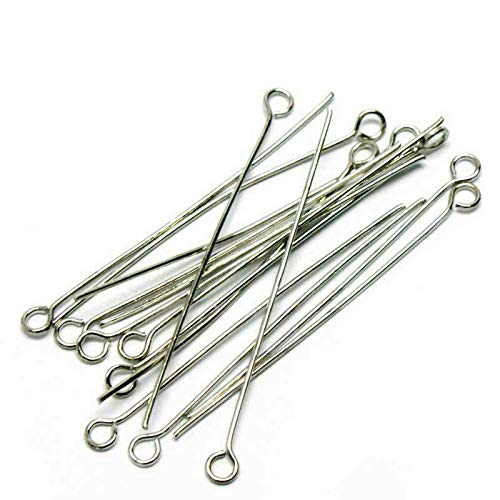 500stk Kettelstifte, Nietstifte, 30mm x 0,7mm Kopfstifte mit öse 3cm Nadel Perlenstifte Antik Silber, Prismenstifte, Schmuckstifte 500stk Kettelstifte, Nietstifte, 30mm x 0,7mm Kopfstifte mit öse 3cm Nadel Perlenstifte Antik Silber, Prismenstifte, Schmuckstifte von Perlin
