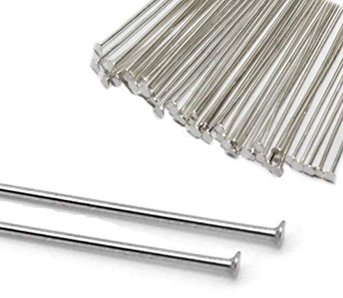 500stk Kettelstifte Silber Nietstifte 30mm x 0,7mm Versilbert Kopfstifte 3cm Perlenstifte Silber Prismenstifte M313 500stk Kettelstifte Silber Nietstifte 30mm x 0,7mm Versilbert Kopfstifte 3cm Perlenstifte Silber Prismenstifte M313 von Perlin
