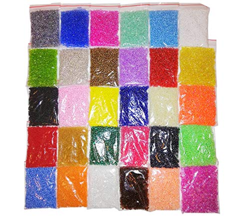 600g Rocailles Perlen 2mm 30 FARBEN 45000 Stk Glas Roccailles Rund No12 Z23 600g Rocailles Perlen 2mm 30 FARBEN 45000 Stk Glas Roccailles Rund No12 Z23 von Perlin