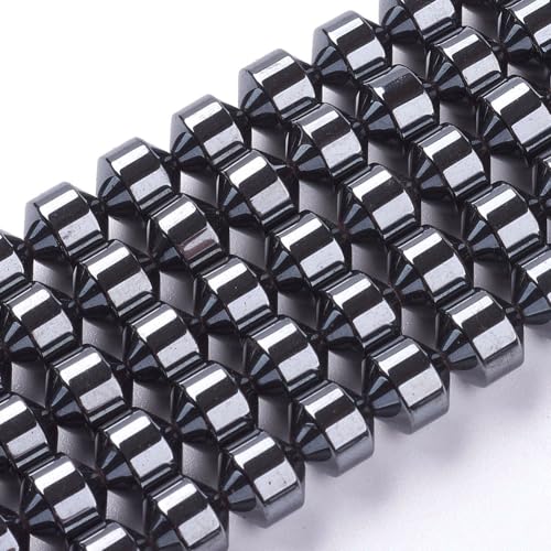 60stk Hämatitperlen Schwarz Perlen 6mm für Armbänder Flache Runde Magnetische Hämatit Edelsteine 38cm 1 Strang Heishi Perlen 60stk Hämatitperlen Schwarz Perlen 6mm für Armbänder Flache Runde Magnetische Hämatit Edelsteine 38cm 1 Strang Heishi Perlen von Perlin