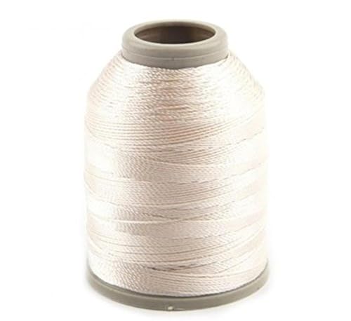 Altinbaşak 20g Häkelgarn Garne 300m 6 FACH 100% POLYESTER GARN 0,75mm Nr: 50 Embroidery Thread 100g 200g (10 Stück, Weiss) von Perlin