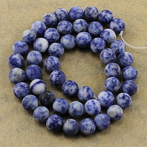 Edelstein Sodalith Sodalite Perlen 6mm Frosted Matt * A GRADE * Kugel Halbedelstein G817 Edelstein Sodalith Sodalite Perlen 6mm Frosted Matt * A GRADE * Kugel Halbedelstein G817 von Perlin