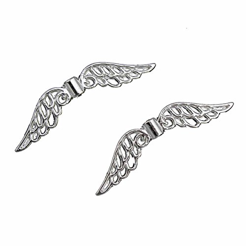 Flügel Engel METALLPERLEN Engelsflügel PERLEN 32mm METALL SPACER SILBER SCHMUCKTEILE BASTELN M486 Flügel Engel METALLPERLEN Engelsflügel PERLEN 32mm METALL SPACER SILBER SCHMUCKTEILE BASTELN M486 von Perlin