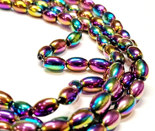 Perlin Hämatitperlen Oval 8mm Regenbogen Perlen Hematit Nicht Magnetisch Hämatit Rainbow Edelsteine 48stk 1 Strang Perlin Hämatitperlen Oval 8mm Regenbogen Perlen Hematit Nicht Magnetisch Hämatit Rainbow Edelsteine 48stk 1 Strang von Perlin