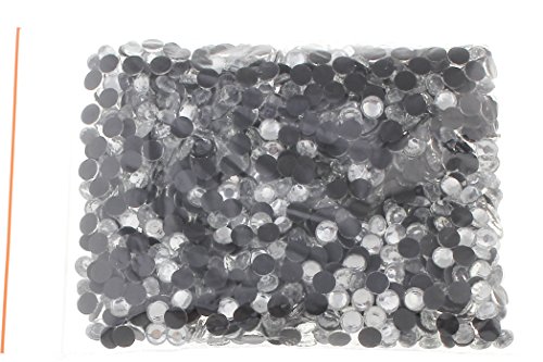 Hotfix Strasssteine, AAA Qualität, zum Aufbügeln 2mm 3mm 4mm 5mm 6mm Glitzersteine Rhinestone Glass Strass (4mm SS16 2880stk, Crystal) von Perlin