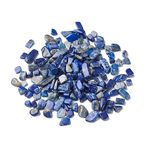 Lapislazuli Edelstein Perlen Trommelstein 10mm ~ 22mm Chips 100stk Lapis Lazuli Edelsteine Halbedelstein Schmuckperlen Schmuckstein von Perlin