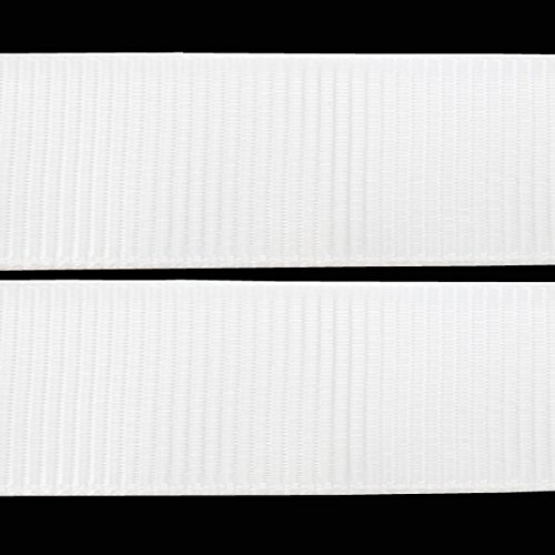 10 Meter Ripsband 10mm Webband zum nähen Band Borte Scrapbooking Zierband Besatzband Stoffband Webbänder Dekoband Schmuckband Schleifenband (Weiss) von Perlin