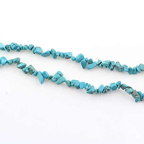 Perlin 100stk Türkis Edelstein Strang Perlen Chips Nugget 5mm bis 13mm Schmucksteine 1 Strange Halbedelstein edelsteinstrang perlenstrang G790 Perlin 100stk Türkis Edelstein Strang Perlen Chips Nugget 5mm bis 13mm Schmucksteine 1 Strange Halbedelstein edelsteinstrang perlenstrang G790 von Perlin