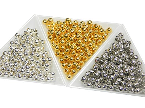 Perlin - 1200stk. Metallperlen 3mm Metall Spacer, Zwischenteile, Rund, Silber, Altsilber, Gold Zwischenperlen, Schmuckteil Perlin - 1200stk. Metallperlen 3mm Metall Spacer, Zwischenteile, Rund, Silber, Altsilber, Gold Zwischenperlen, Schmuckteil von Perlin