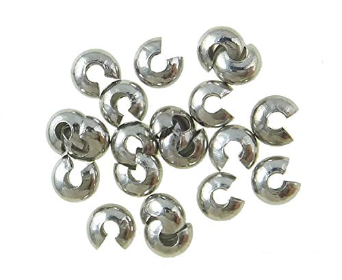 Perlin - 150 Metall Kaschierperlen 3mm Verdeckperlen Quetschperlen Crimpschutz Crimp Cover F193 x3 Perlin - 150 Metall Kaschierperlen 3mm Verdeckperlen Quetschperlen Crimpschutz Crimp Cover F193 x3 von Perlin