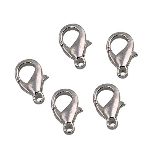 Perlin - 30stk Edelstahl Karabiner 10mm Verschlüsse Karabinerverschlüsse Karabinerhaken Verbinder Silberfarben Kettenverschluss Basteln Schmuckherstellung M108 x3 Perlin - 30stk Edelstahl Karabiner 10mm Verschlüsse Karabinerverschlüsse Karabinerhaken Verbinder Silberfarben Kettenverschluss Basteln Schmuckherstellung M108 x3 von Perlin