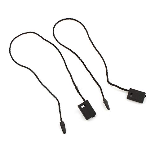 Perlin - 400 Stück Hänge Etikette Etiketten Schwarz Nylonschnur mit Schnappverschluss Pin 17.8cm für Etiketten, Kleidung, Schmuck, Gepäck und für Sicherung Produkte DEK89 x4 Perlin - 400 Stück Hänge Etikette Etiketten Schwarz Nylonschnur mit Schnappverschluss Pin 17.8cm für Etiketten, Kleidung, Schmuck, Gepäck und für Sicherung Produkte DEK89 x4 von Perlin