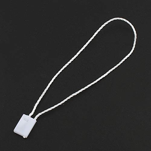 Perlin - 400 Stück Hänge Etikette Etiketten Weiß Nylonschnur mit Schnappverschluss Pin 17.8cm für Etiketten, Kleidung, Schmuck, Gepäck und für Sicherung Produkte Perlin - 400 Stück Hänge Etikette Etiketten Weiß Nylonschnur mit Schnappverschluss Pin 17.8cm für Etiketten, Kleidung, Schmuck, Gepäck und für Sicherung Produkte von Perlin