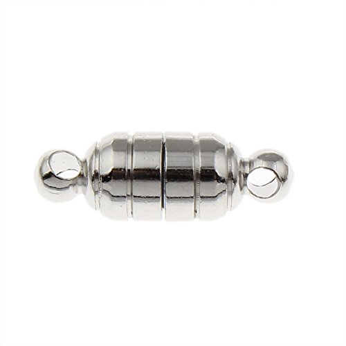 Perlin - 6Stk Magnetverschlüsse Kettenverschluss Verschlüsse Verbinder Silberfarbe Schmuckverschluss Magnet Verschluss für Schmuck Zubehör Kette Armband DIY 15mm M430D x2 Perlin - 6Stk Magnetverschlüsse Kettenverschluss Verschlüsse Verbinder Silberfarbe Schmuckverschluss Magnet Verschluss für Schmuck Zubehör Kette Armband DIY 15mm M430D x2 von Perlin