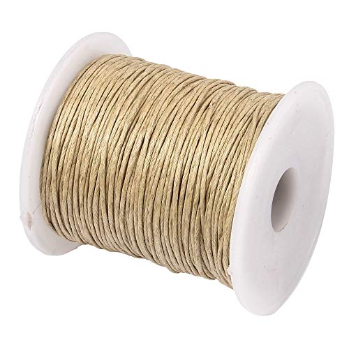 Perlin - 75 m Gewachste Baumwollekordel Beige Sand 1mm Gewachst Schmuck Schnüre Wachs Fäden Baumwollschnur Wachsfaden Wachsband Perlenschnur Schmuckherstellung C161 Perlin - 75 m Gewachste Baumwollekordel Beige Sand 1mm Gewachst Schmuck Schnüre Wachs Fäden Baumwollschnur Wachsfaden Wachsband Perlenschnur Schmuckherstellung C161 von Perlin