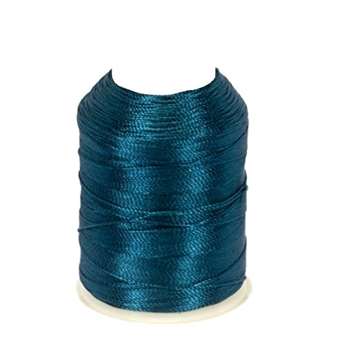 Altinbaşak 20g Häkelgarn Garne 300m 6 FACH 100% POLYESTER GARN 0,75mm Nr: 50 BESTE QUALITÄT UND FARBECHT Embroidery Thread 100g 200g (1 Stück, NAVYBLAU) von Perlin