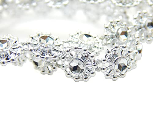 Perlin Diamant Band 1 Reihen 9m/Rolle Strassband Acrylic Rhinestone Dekoband Für Hochzeit Geburtstag Torte Gastgeschenkbox Verzierung Handwerk Silber Perlin Diamant Band 1 Reihen 9m/Rolle Strassband Acrylic Rhinestone Dekoband Für Hochzeit Geburtstag Torte Gastgeschenkbox Verzierung Handwerk Silber von Perlin