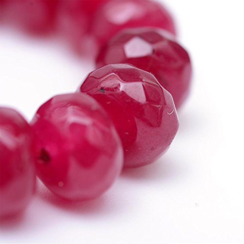 Perlin - Edelstein Achat Perlen 8mm Rondell 15stk Ruby Rot Dragon Veins Schmuckperlen Schmuckstein G256 Perlin - Edelstein Achat Perlen 8mm Rondell 15stk Ruby Rot Dragon Veins Schmuckperlen Schmuckstein G256 von Perlin