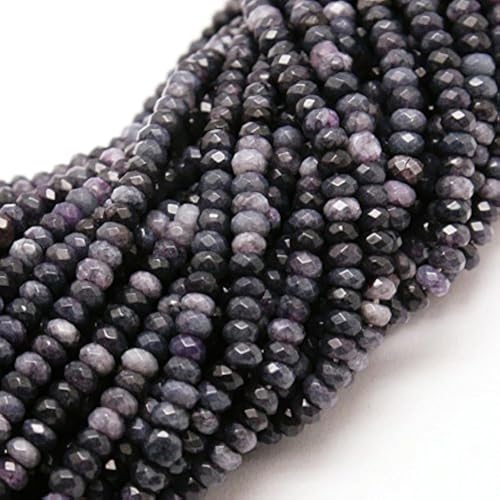 Perlin - Edelstein Achat Stein Perlen 4mm Schwarz Anthrazit, 30Stk, Facettiert Rondelle Schmuckstein Perlenstein Bastelstein Halbedelstein Perlin - Edelstein Achat Stein Perlen 4mm Schwarz Anthrazit, 30Stk, Facettiert Rondelle Schmuckstein Perlenstein Bastelstein Halbedelstein von Perlin