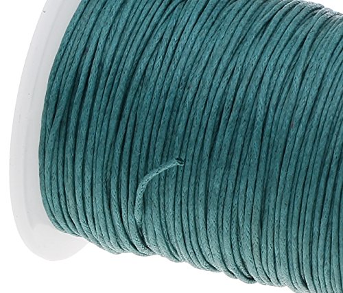 Perlin Gewachste Baumwollekordel Schmuck Schnüre Wachs Fäden Perlenband Bastelschnur für Schmuckherstellung 75 Meter Indische Sapphire Grün 1mm Perlin Gewachste Baumwollekordel Schmuck Schnüre Wachs Fäden Perlenband Bastelschnur für Schmuckherstellung 75 Meter Indische Sapphire Grün 1mm von Perlin