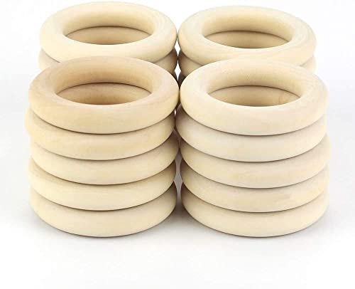Holzring, Ø 68mm Holzringe Schmuck, 5stk Unvollendete glatten Holz Hoop, Gardinenringe für Gardinen, Vorhangringe, Ringe aus Holz Holzring, Ø 68mm Holzringe Schmuck, 5stk Unvollendete glatten Holz Hoop, Gardinenringe für Gardinen, Vorhangringe, Ringe aus Holz von Perlin