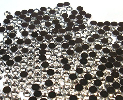 Perlin Hot Fix 4mm Glas Flache Rückseite Strasssteine SS16 2880 Stück Hotfix Steine Runde Kristall Edelsteine 3,4~4mm (Crystal) von Perlin