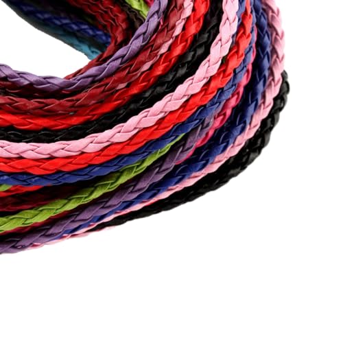 Perlin Leder Halsband Halskette 10stk Schmuckband Kette mit Karabinerverschluss und Verlängerungskette Band Geflochtet Halsketten für DIY Schmuck Herstellung C62 Perlin Leder Halsband Halskette 10stk Schmuckband Kette mit Karabinerverschluss und Verlängerungskette Band Geflochtet Halsketten für DIY Schmuck Herstellung C62 von Perlin