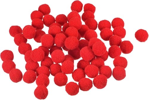 Perlin - Pompons Pompon 10mm Rot Bommel 250stk Nähen Tilda Basteln Borte bälle Flauschigen Plüsch Bälle Perlin - Pompons Pompon 10mm Rot Bommel 250stk Nähen Tilda Basteln Borte bälle Flauschigen Plüsch Bälle von Perlin